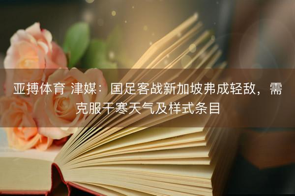 亚搏体育 津媒：国足客战新加坡弗成轻敌，需克服干寒天气及样式条目